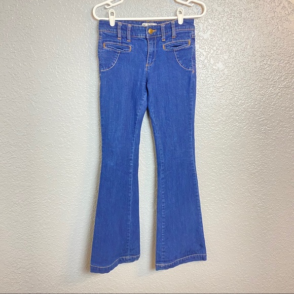 Free People Denim - FREE PEOPLE BOOTCUT LOW-RISE DARK WASH JEANS {27}